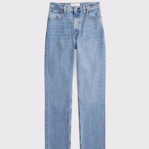 Abercrombie Ultra high rise 90s straight jeans
